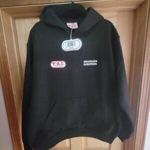 *Brand new* FAT International Racing hoodie.  GROUPAGES EUROPEENS